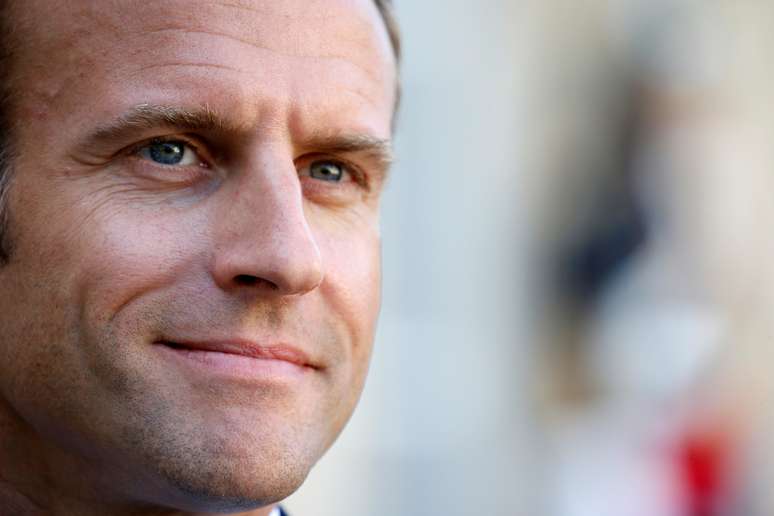 Presidente francês, Emmanuel Macron, no Palácio do Eliseu, em Paris 16/10/2018 REUTERS/Pascal Rossignol