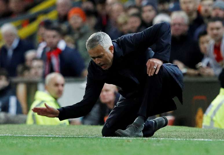 O técnico do United, José Mourinho