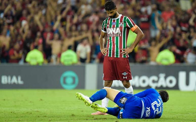 Fluminense perdeu para o Flamengo no último sábado (Foto: Thiago Ribeiro/AGIF)