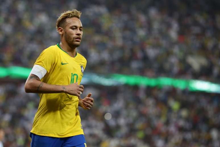 Neymar deu a assistência no gol de Miranda (Foto: Lucas Figueiredo/CBF)