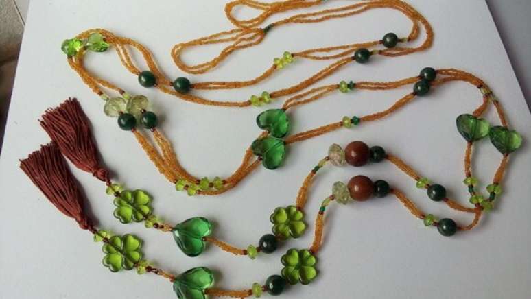 59. Cortina de mi&ccedil;angas. Foto de LM Artes e Bijoux