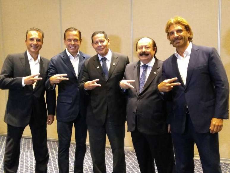 Doria (PSDB) se encontrou com Mourão, Levy Fidelix, Rodrigo Tavares e outros apoiadores do PRTB