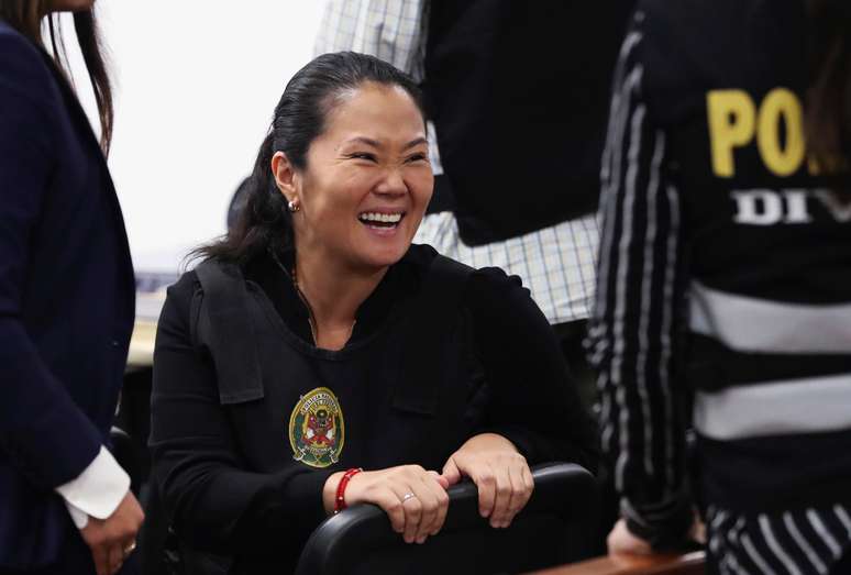 Keiko Fujimori é vista em tribunal em Lima, no Peru 17/10/2018 REUTERS/Mariana Bazo