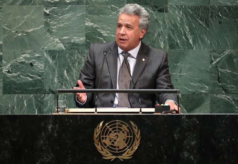 Lenín Moreno faz discurso na ONU
 25/9/2018   REUTERS/Carlo Allegri 