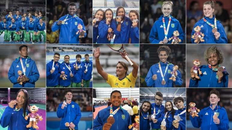 Brasil conquistou 15 medalhas nos Jogos Olímpicos da Juventude de Be (Foto: Jonne Roriz/Exemplus/COB)