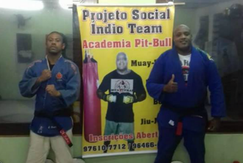 Projeto de Índio na Cidade de Deus, Zona Oeste do Rio, conta com aulas de Jiu-Jitsu e Muay Thai (Foto divulgação)