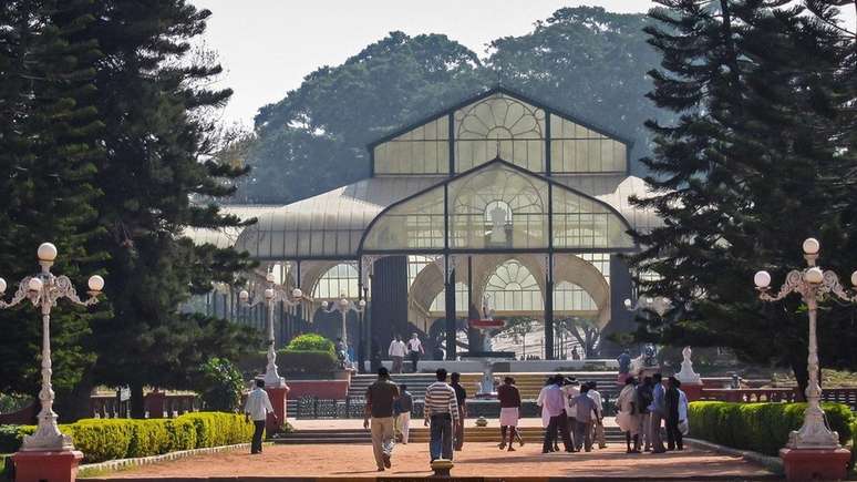Os Jardins Botânicos de Lalbagh são um tesouro em uma das cidades que crescem mais rapidamente na Ásia