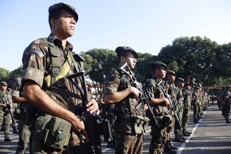 Militares do Exército em Belém (PA)