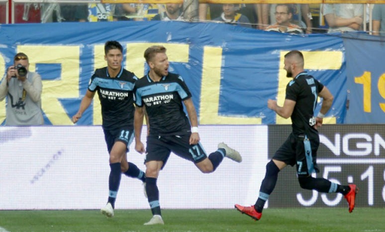 Immobile marcou o primeiro da Lazio (Foto: Reprodução)