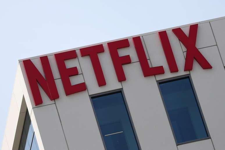 Logo da Netflix no escritório em Hollywood, Los Angeles, Califórnia, EUA 16/07/2018 REUTERS/Lucy Nicholson 