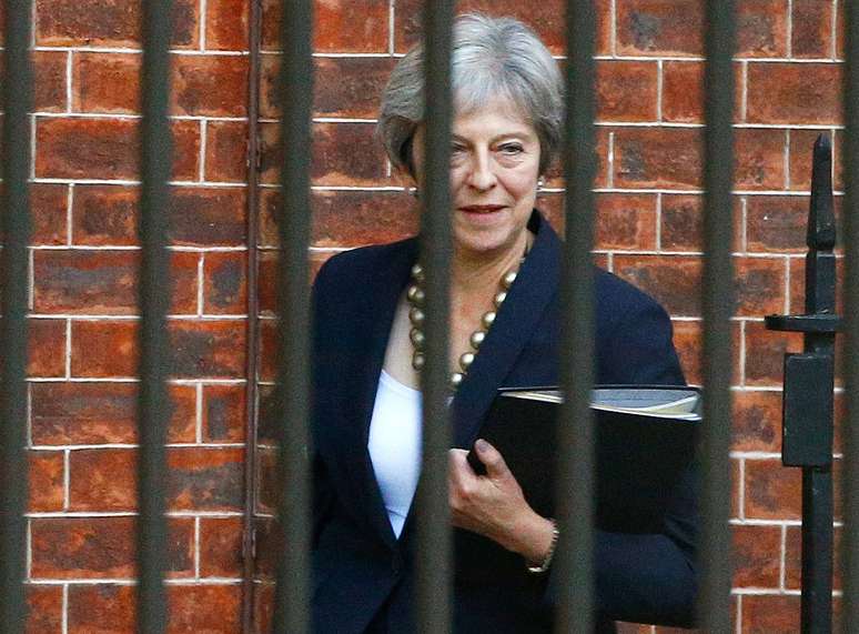 Theresa May deixa escritório em Londres
 22/10/2018   REUTERS/Henry Nicholls