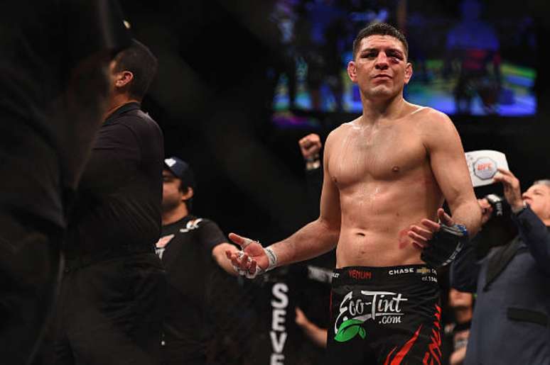 Nick Diaz, que não luta no MMA desde 2015, desafiou o boxeador mexicano Canelo Álvarez (Foto: Getty Images)
