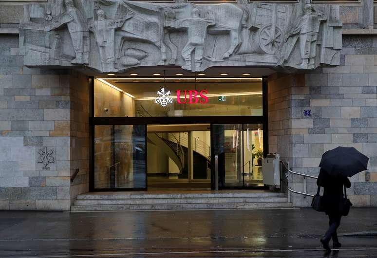 Escritório do banco suíço UBS em Zurique, na Suíça. 22/01/2018. REUTERS/Arnd Wiegmann.