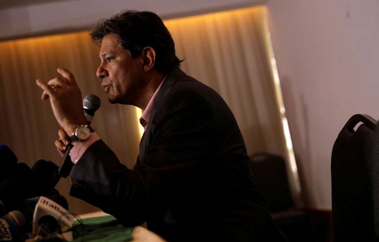 Haddad concede entrevista no Rio de Janeiro
 23/8/2018    REUTERS/Ricardo Moraes 