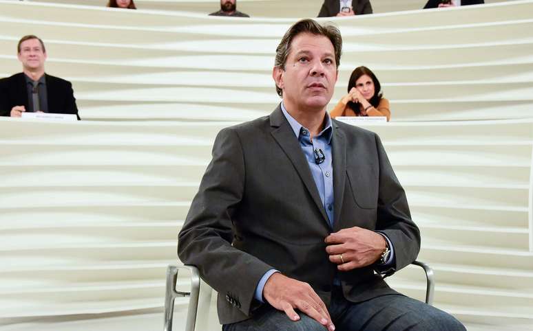 O candidato à presidência da República, Fernando Haddad participou do programa Roda Viva, na TV Cultura em São Paulo (SP), nesta segunda-feira (22)