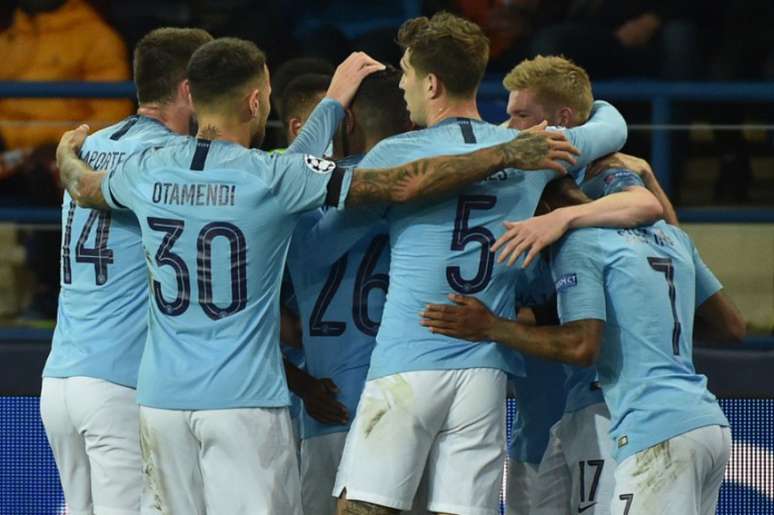 Manchester City domina e vence o Shakhtar pela Liga dos Campeões (Foto: GENYA SAVILOV / AFP)