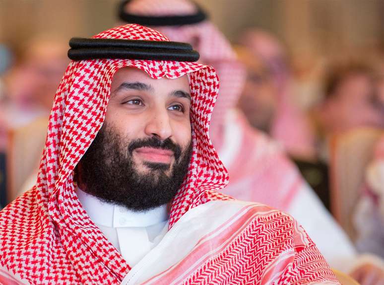 Príncipe herdeiro da Arábia Saudita, Mohammed bin Salman, em Riad 23/10/2018 Bandar Algaloud/Cortesia da Realeza Saudita/Divulgação via Reuters