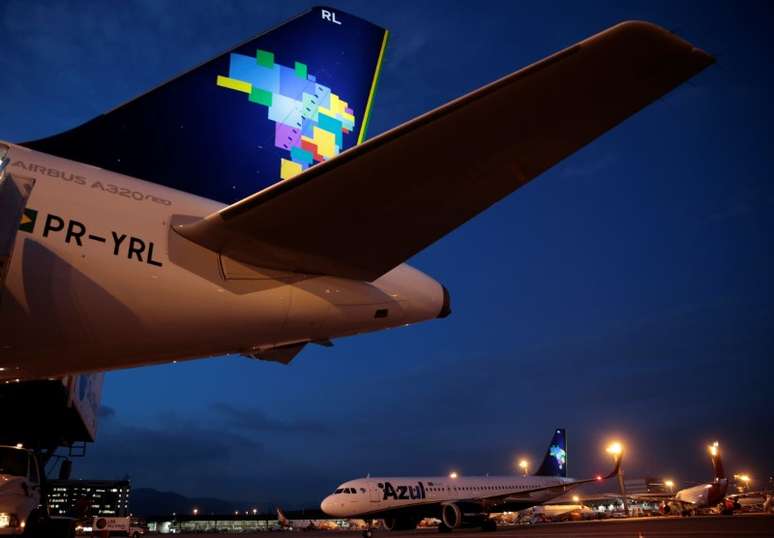 Avião da Azul em São Paulo