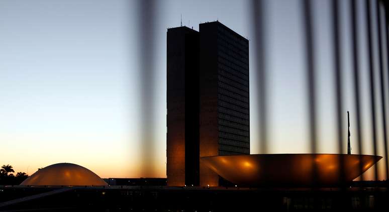 A fachada do Congresso Nacional, em Brasília