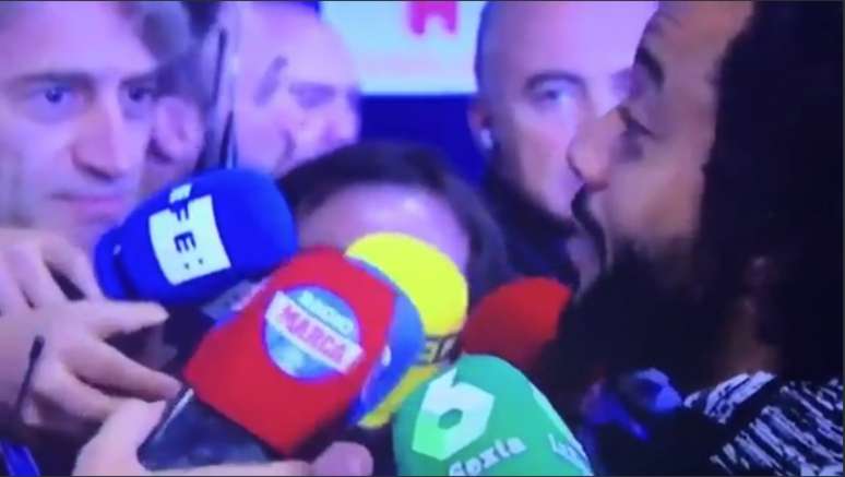 Marcelo acusou os jornalistas de exagerarem na cobertura da crise do Real Madrid #(Foto: Reprodução/Twitter)