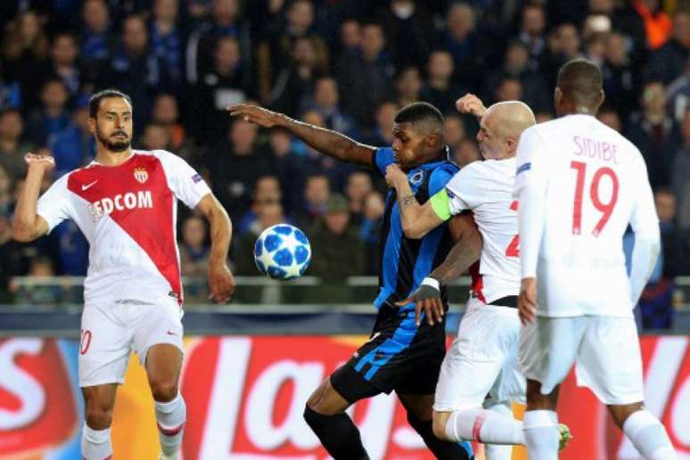 Wesley fez o gol do Club Brugge (Foto: François Walschaerts / AFP)