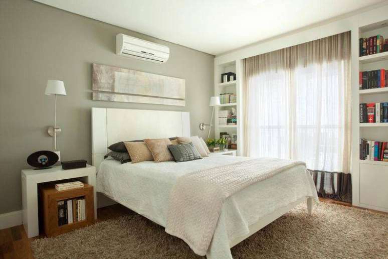 7. As cortinas para quarto podem ser encontradas no mercado em vários tamanhos, tecidos e cores.