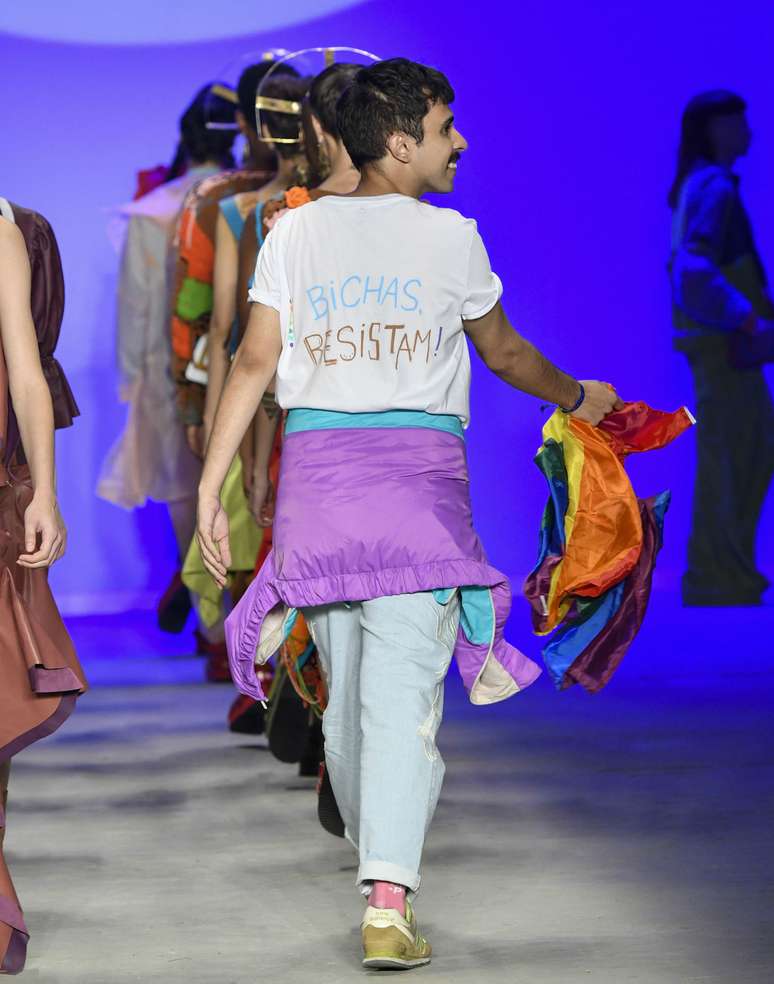 Celio Dias, da Led, com camiseta EleN&atilde;o (Foto: Ag&ecirc;ncia Fotosite/Divulga&ccedil;&atilde;o)