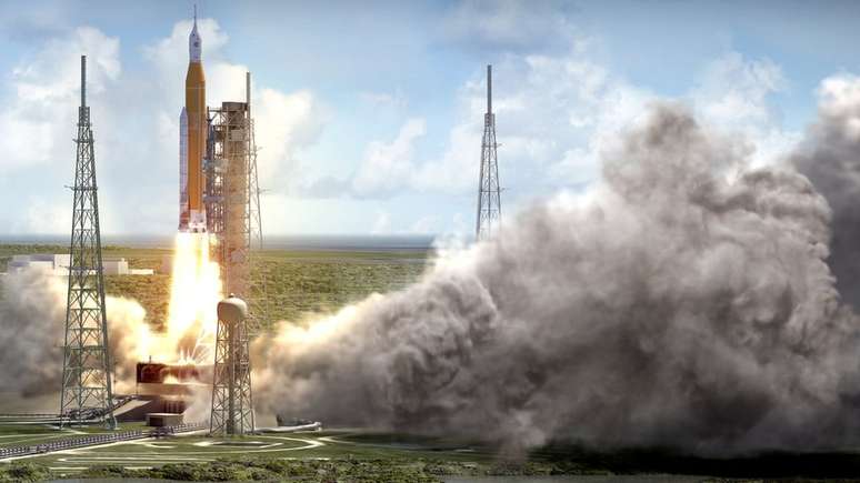 O SLS vai ser o foguete de lançamento mais poderoso construído pela Nasa