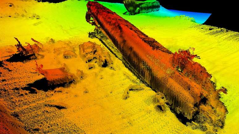 Imagens captadas por sondas mostram que o U-864 está a 150 metros de profundidade