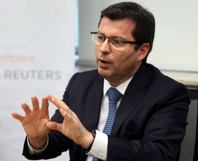 Paulo Rog&eacute;rio Caffarelli, ex-presidente do Banco do Brasil, durante entrevista com a Reuters em S&atilde;o Paulo 13/04/2017 REUTERS/Paulo Whitaker 