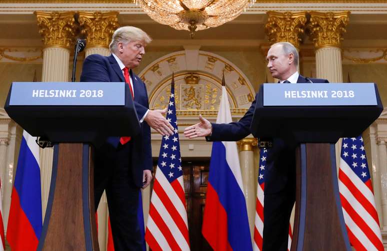 Cúpula entre Trump e Putin em Helsinque 16/07/2018 REUTERS/Kevin Lamarque