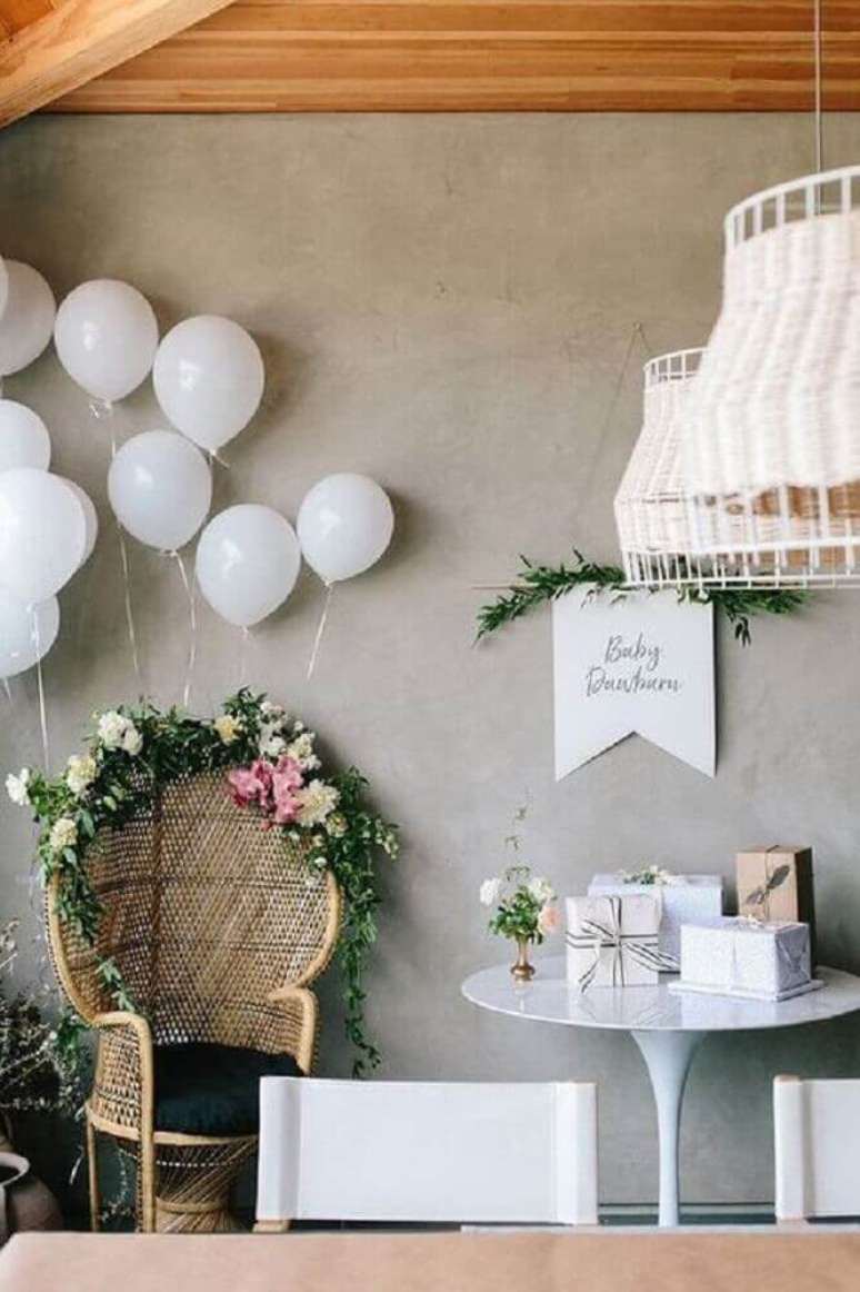 23. Decora&ccedil;&atilde;o de ch&aacute; de beb&ecirc; com estilo r&uacute;stico &ndash; Foto: 100 Layer Cake
