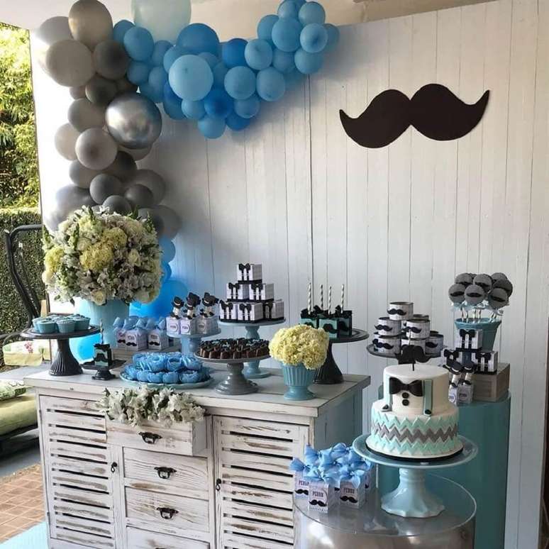 45. Ouse na escolha do tema para a decora&ccedil;&atilde;o de ch&aacute; de beb&ecirc; e encante seus convidados &ndash; Foto: Festejando no Nordeste