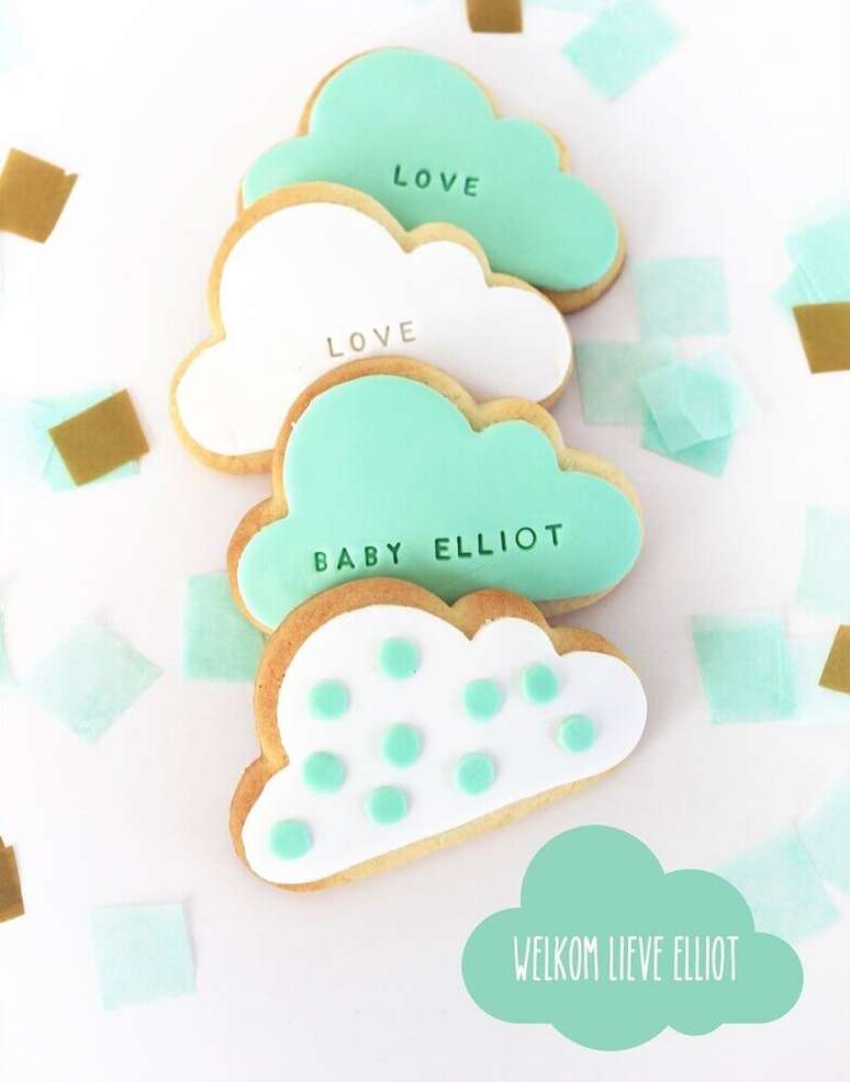 66. Ideias para ch&aacute; de beb&ecirc; decorado &ndash; Foto: Cherry&rsquo;s Favourites