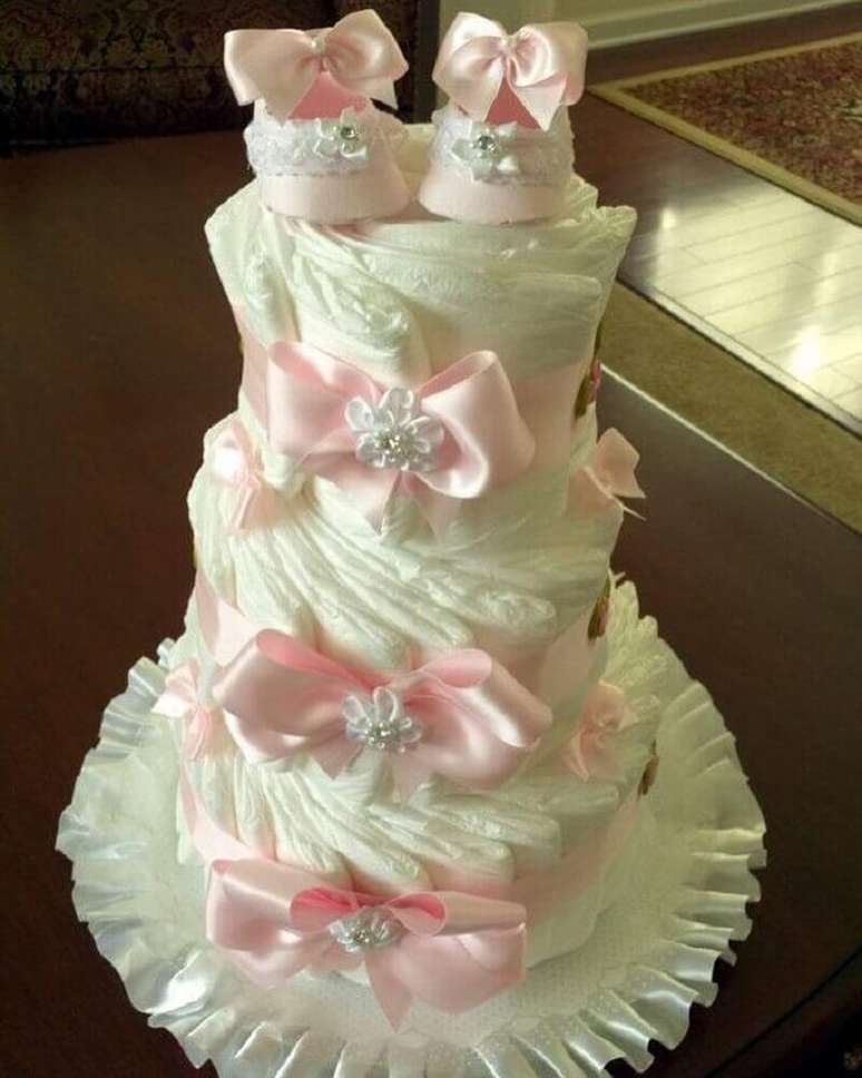 77. Lembrancinhas de ch&aacute; de beb&ecirc; decoradas para fazerem parte da decora&ccedil;&atilde;o &ndash; Foto: The Holk
