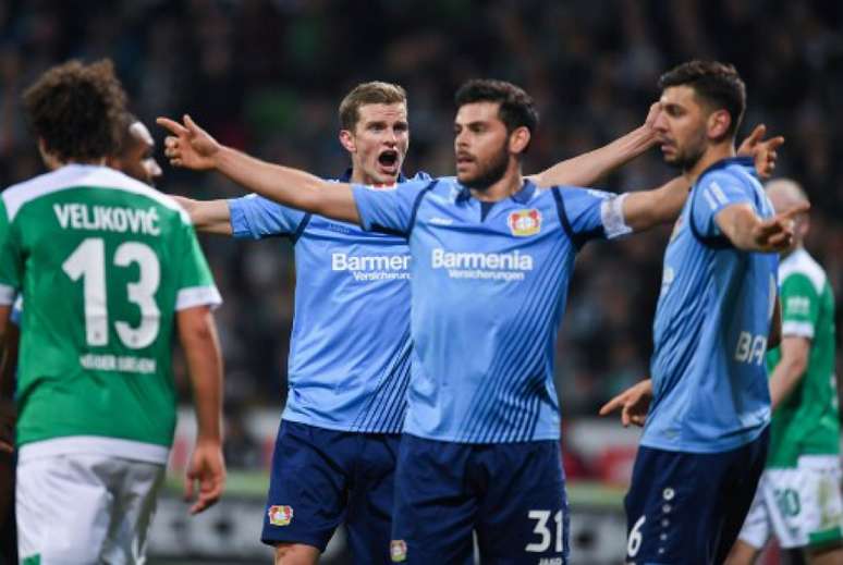 Bayer não tomou conhecimento do Werder Bremen (Foto: Patrik Stollarz / AFP)