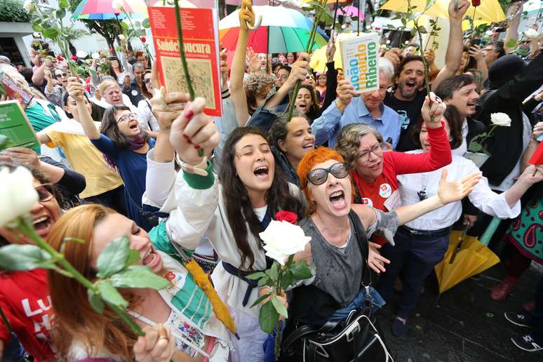 Apoiadores de Fernando Haddad