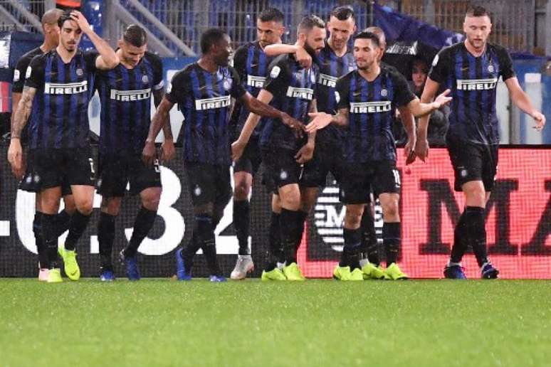Inter de Milão derrota a Lazio e assume a vice-liderança do Italiano (Foto: Alberto Pizzoli / AFP)