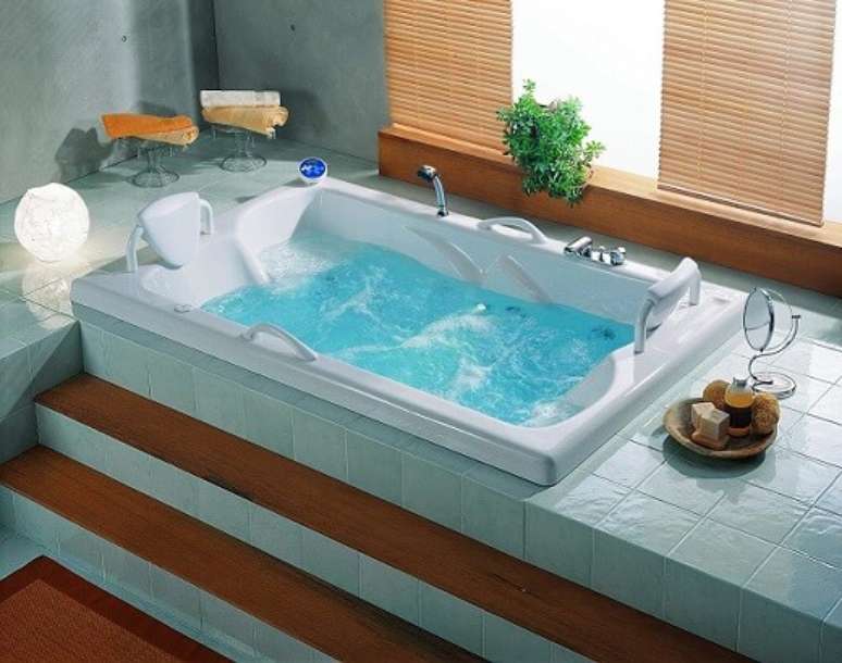 50. Spa em casa com hidromassagem. Foto de Veneza Piscinas