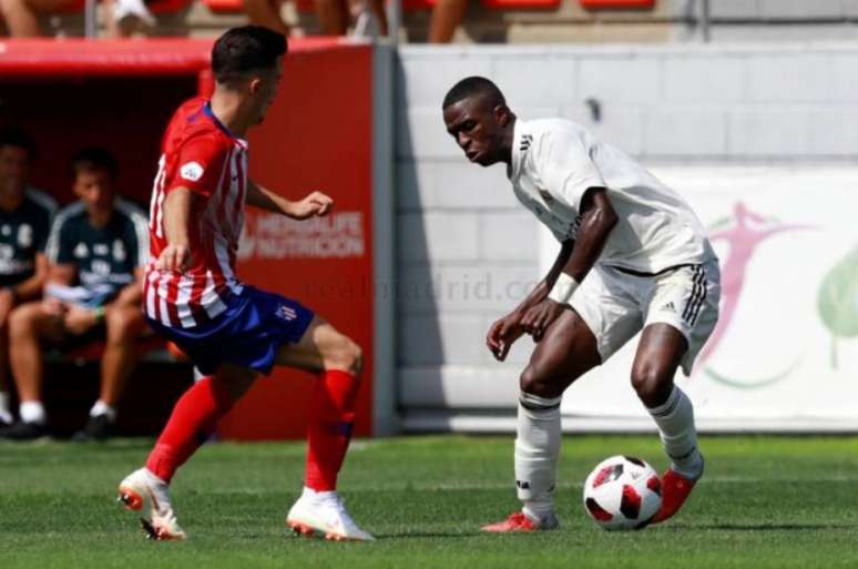 Vinicius Junior ainda não foi titular do Real Madrid (Foto: Divulgação)