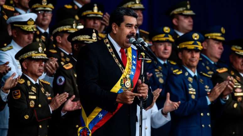 O suposto atentado contra Maduro ocorreu durante um ato militar