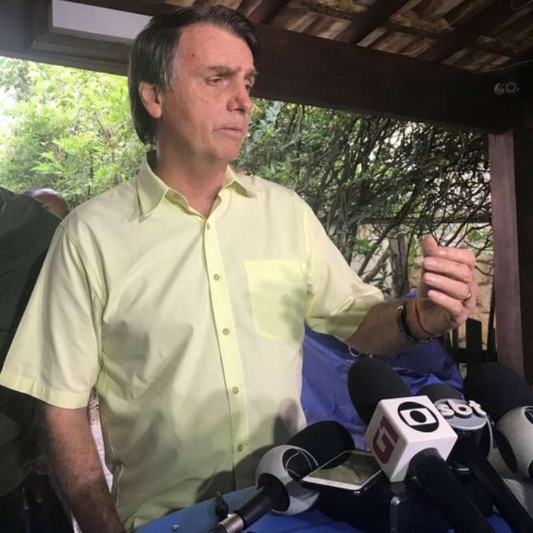 Bolsonaro em sua casa