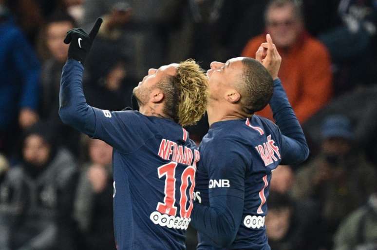 Mbappé e Neymar fizeram os gols do jogo (Foto: AFP)