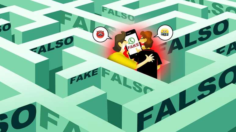 Evgeny Morozov defende que empresas sejam multadas por fake news e que haja um conselho independente para definir o que é verdade ou não | Ilustração Brum