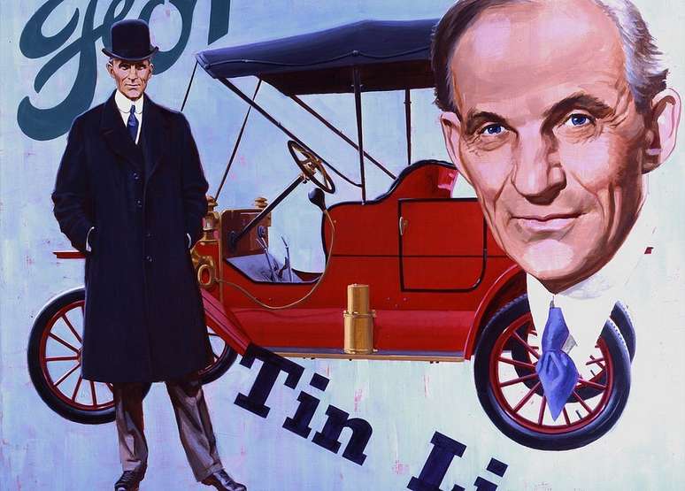 O carro-chefe da Ford, o Modelo T., podia ser produzido mais rápido que qualquer outro veículo antes dele