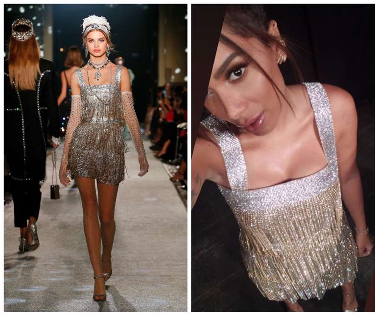 O vestido de Anitta (Reprodu&ccedil;&atilde;o/Instagram/@anitta/site Dolce & Gabbana)