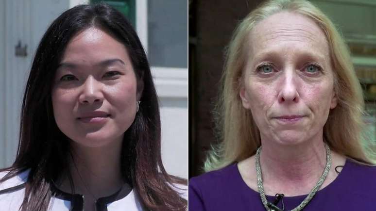 Em lados opostos no espectro político, a republicana Pearl Kim e a democrata Mary Gay Scanlon se dizem estimuladas pelo movimento #MeToo