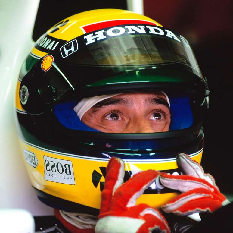 Ayrton Senna marcou três pole positions em Interlagos