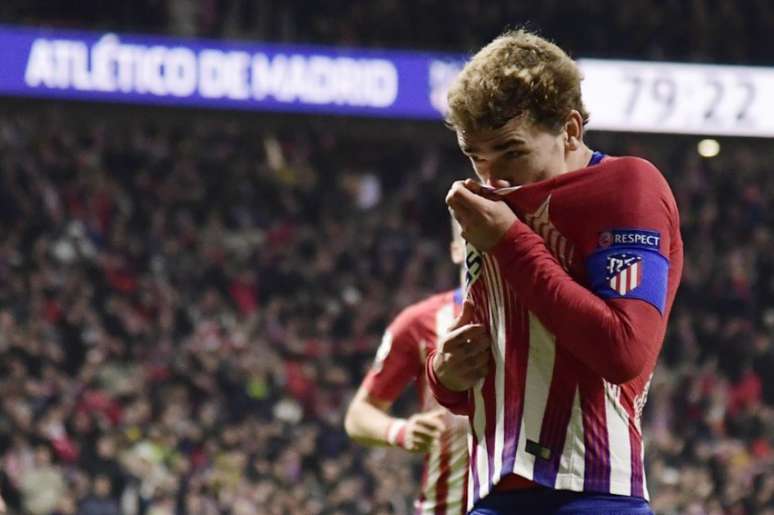Griezmann novamente foi o nome do Atlético (Foto: JAVIER SORIANO / AFP)