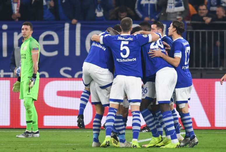 Schalke 04 superou Galatasaray por 2 a 0 na Liga dos Campeões (Foto: AFP)